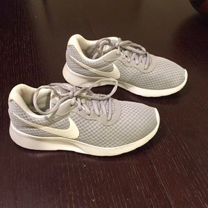Grey Nike Tanjun sneakers